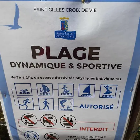 studio lumineux dans la coulée verte à Saint gilles croix de vie Extérieur photo